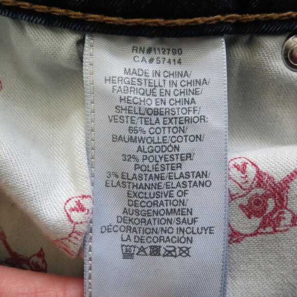 TRUE RELIGION Women's Jennie Curvy Mid Rise Skinny Jeans Size 34 Studs - Picture 9 of 13